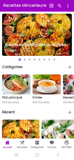Recette perte poids 2023 Screen 2