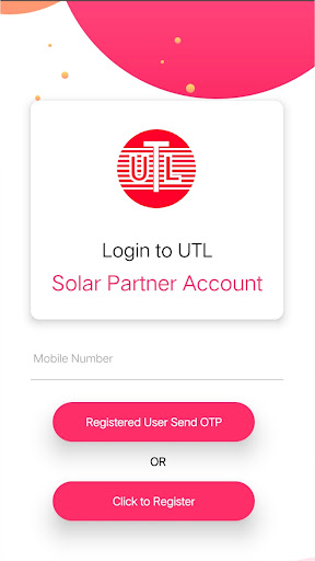 Android application UTL Dealer App screenshort