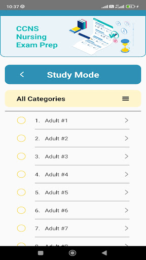 CCNS Nursing Exam Prep Screen 2