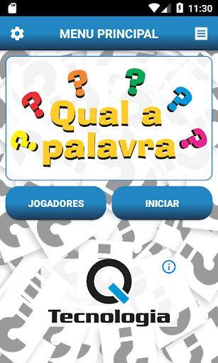Android application Qual a Palavra? screenshort