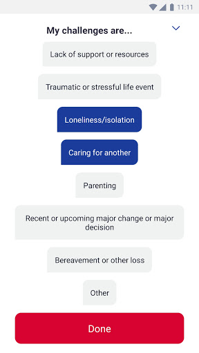 Medibank Better Minds Screen 2