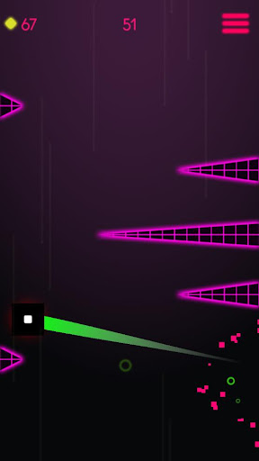 Neon Cube Jump Retro