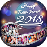 Happy New Year Video Maker - 2018 Video Editor icon