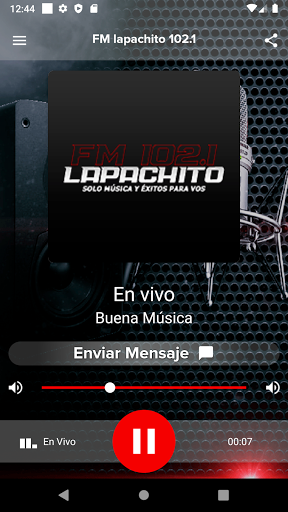 Android application Fm Lapachito 102.1 screenshort