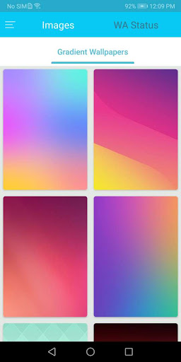 Android application Pastel Gradient Background screenshort