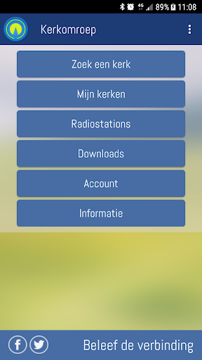Android application Kerkomroep screenshort