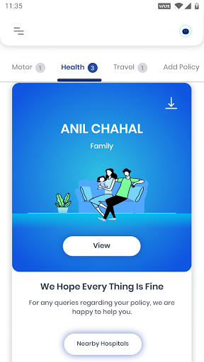 Android application TATA AIG Insurance screenshort