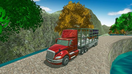 Simulador de caminhão animais poster 2