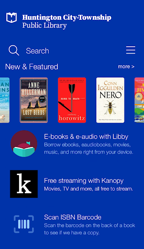 Android application My Huntington Library screenshort