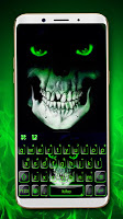 screenshot of Green Horror Devil Theme