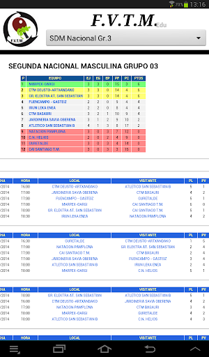 FVTM (Tenis de Mesa - Bizkaia) Screen 2