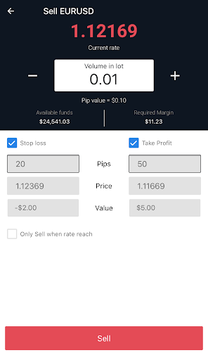 TradeMarkets Screen 3