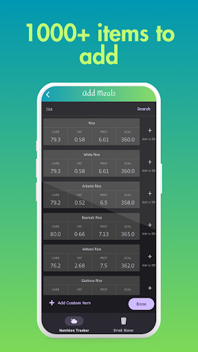 HomeTone - Nutrition Tracker Screen 2