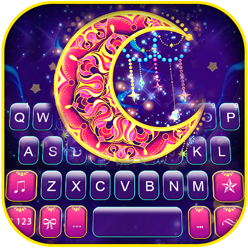 Dreamy Moon Keyboard Backgroun logo