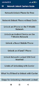 Network Unlock Carriers Guide