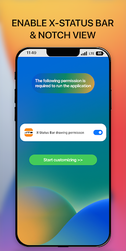 iCenter iOS 16: X - Status Bar Screen 2