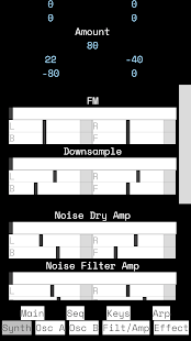 ภาพหน้าจอของ Fang Synth