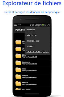 Aperçu de l'application