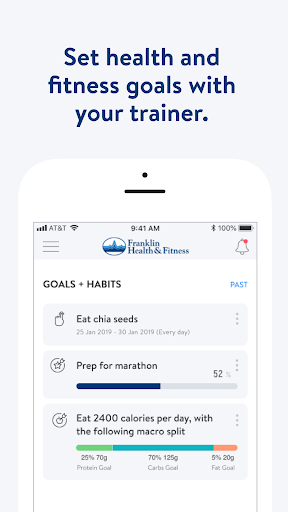 Screenshot of Franklin Health and Fitness