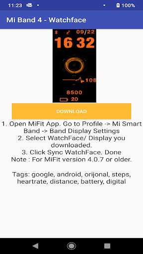 Mi Band 4 Animated Watch Faces