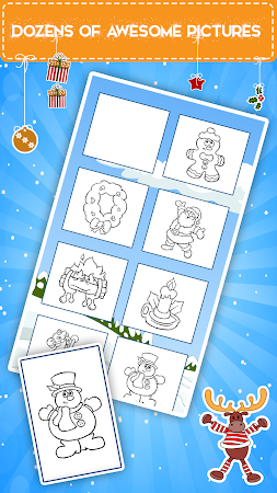 Game screenshot Книжка-раскраска: Рождество apk download