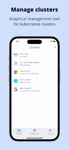 Android application Kubeterm - Kubernetes client screenshort