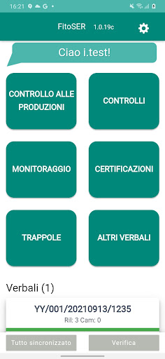 Android application FitoSER screenshort