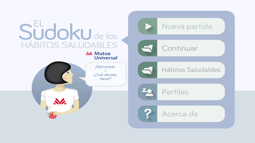 Android application Sudoku de Buenos Hábitos screenshort