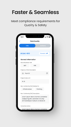 Godrej Quality & Safety App Screen 2