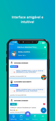 Android application ProfessorApp Educa + Macaé screenshort
