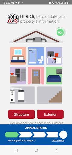 myREtax Screen 2
