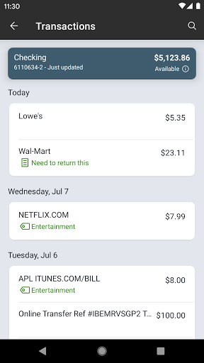 Dart Bank Mobile Screen 3