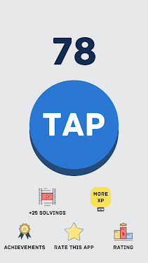 #4. XP Booster - Tap Tap Button (Android) By: CDM Apps