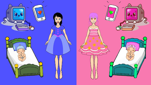 Chibi Dolls:Girl Dress Up Game 1.1 APK + Mod (Unlimited money) إلى عن على ذكري المظهر
