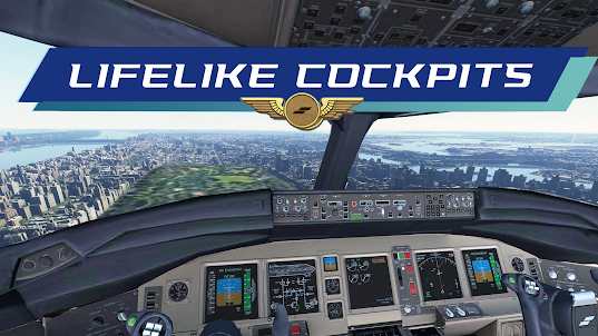 Flight simulator: العاب طيارات