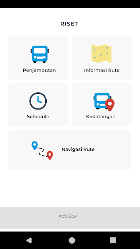 Android application RISET screenshort