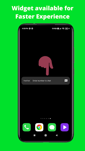 WA Chat w/o Contact: FasChat Screen 3