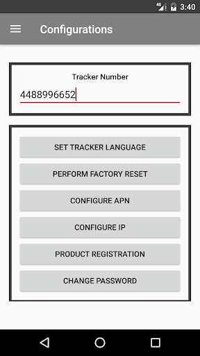 Accurate Tracker H06 Commands Screen 3