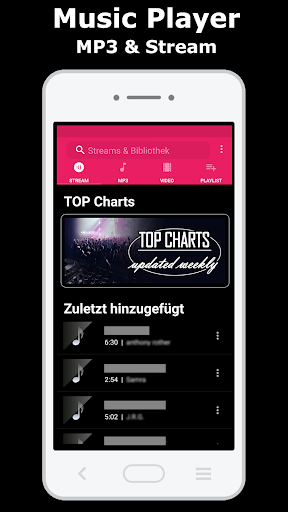 Android application MU - Vanced Tube Music Player screenshort