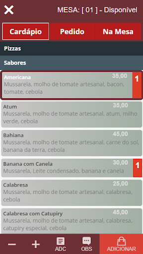 Comanda Altercook Screen 3