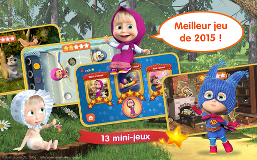 Masha et Michka Jeux éducatifs screenshot