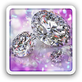 3D Diamonds live wallpaper icon