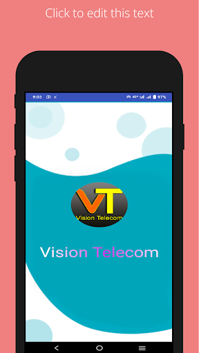 Android application Vision Telecom screenshort