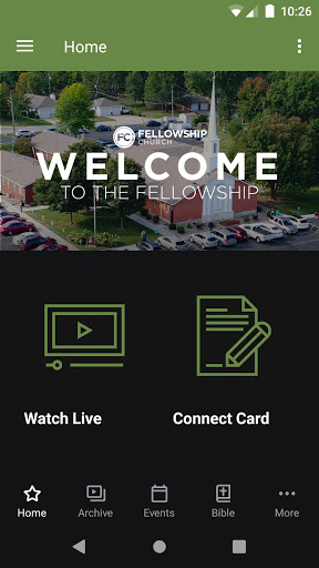 Android application Fellowship Church screenshort