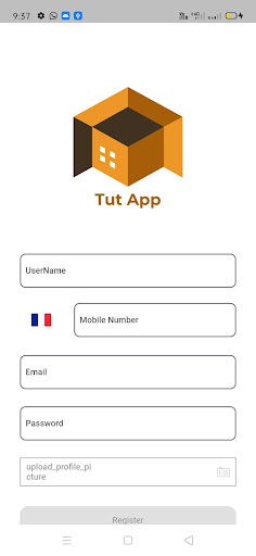 Android application Tut App screenshort