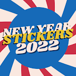 Cover Image of Baixar New Year Stickers 1.0 APK