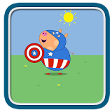 Pig Hero Memory icon