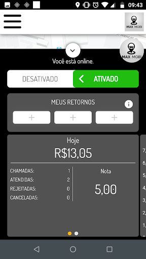 Motorista Max Mobi: Parceiros Screen 2