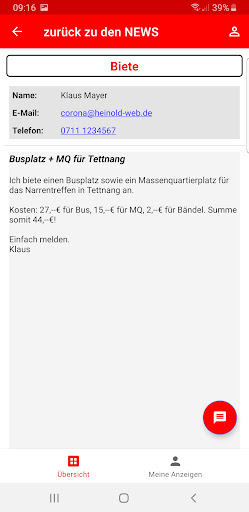 Android application Kübelesmarkt e.V. screenshort