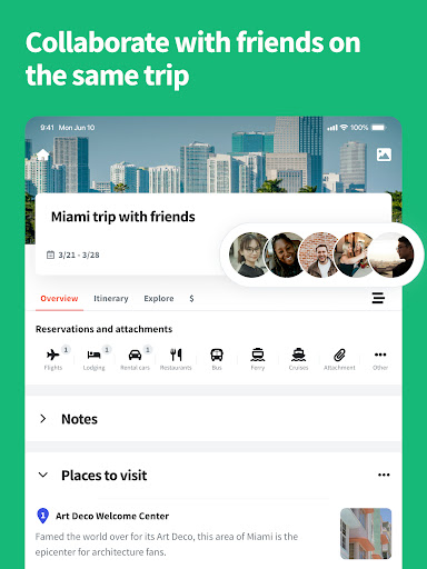 Screenshot of Wanderlog - Trip Planner App